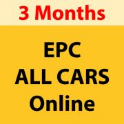 EPC All Cars Online Catalogue for 3 Month