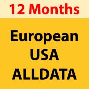 European / USA ALLDATA Catalogue for 12 Months